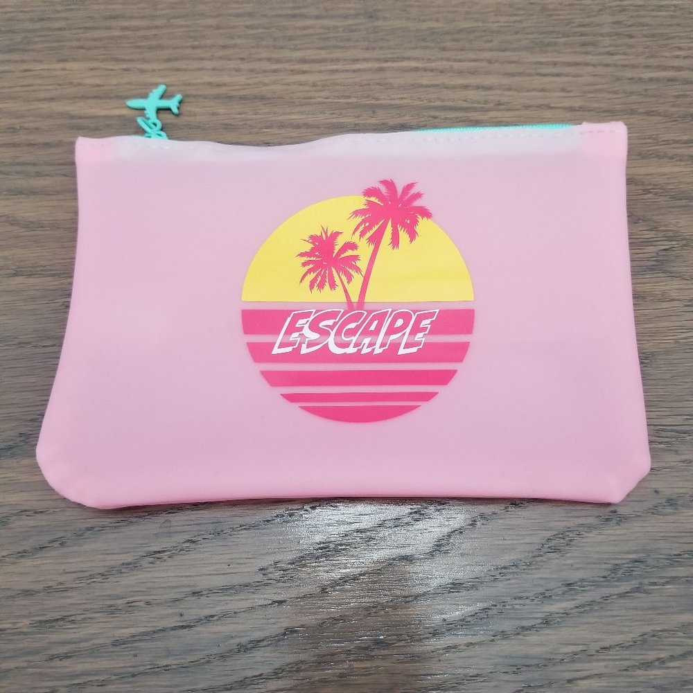 5/$25 Pink Summer Vibe Cosmetic Bag